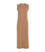 Cashmere Sleeveless Midi Dress LLAMA