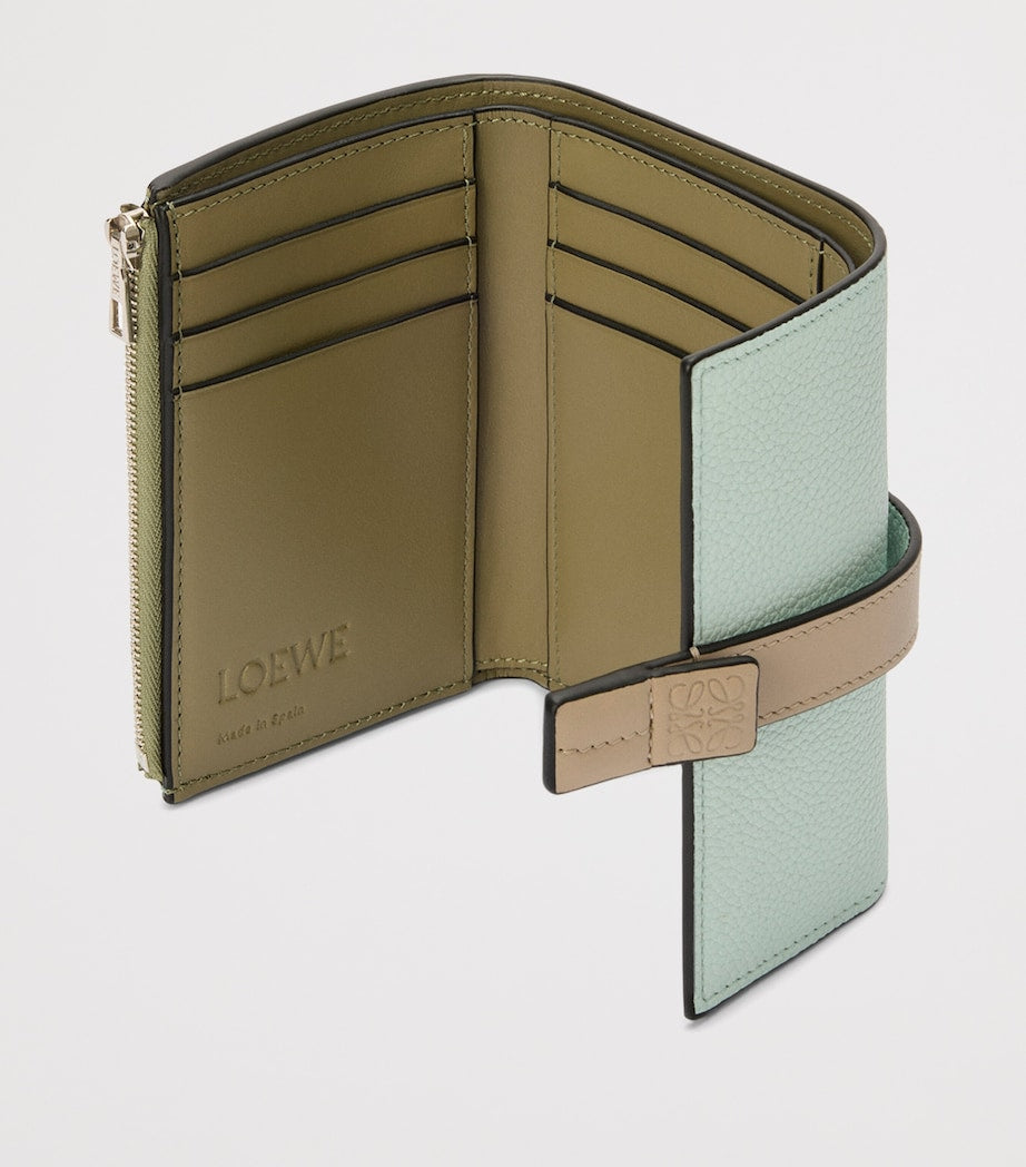 LOEWE Blue Small Calfskin Vertical Wallet