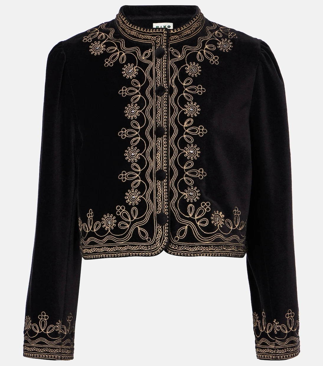 Rixo - Denver embroidered cotton jacket