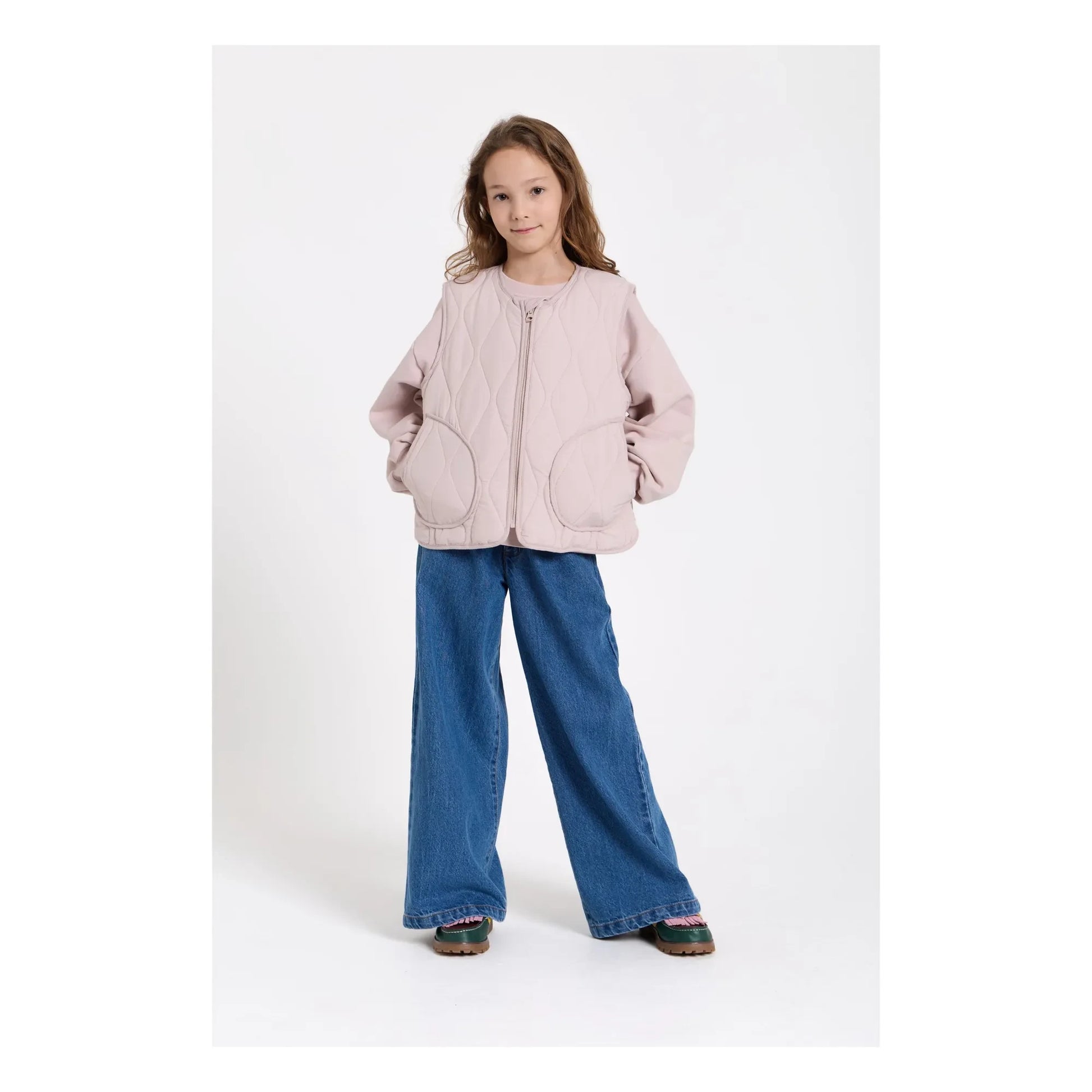 Smallable Kid - Jean Large Paloma | Denim blue