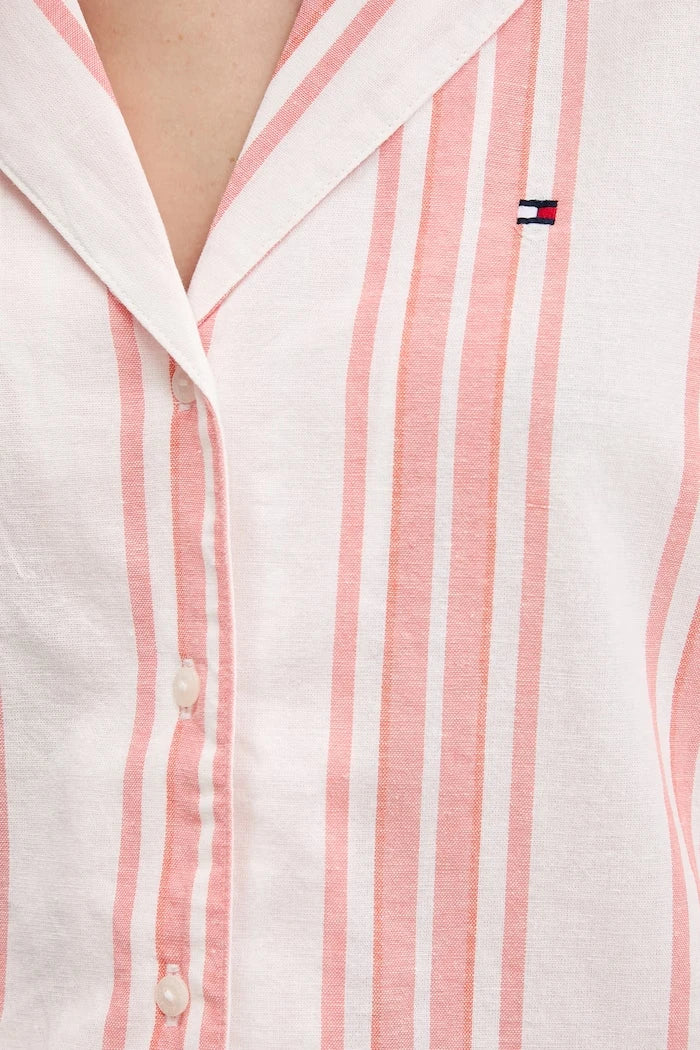 Tommy Hilfiger kadın keten pijama