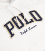 Polo Ralph Lauren White Cotton-Blend Varsity Hoodie