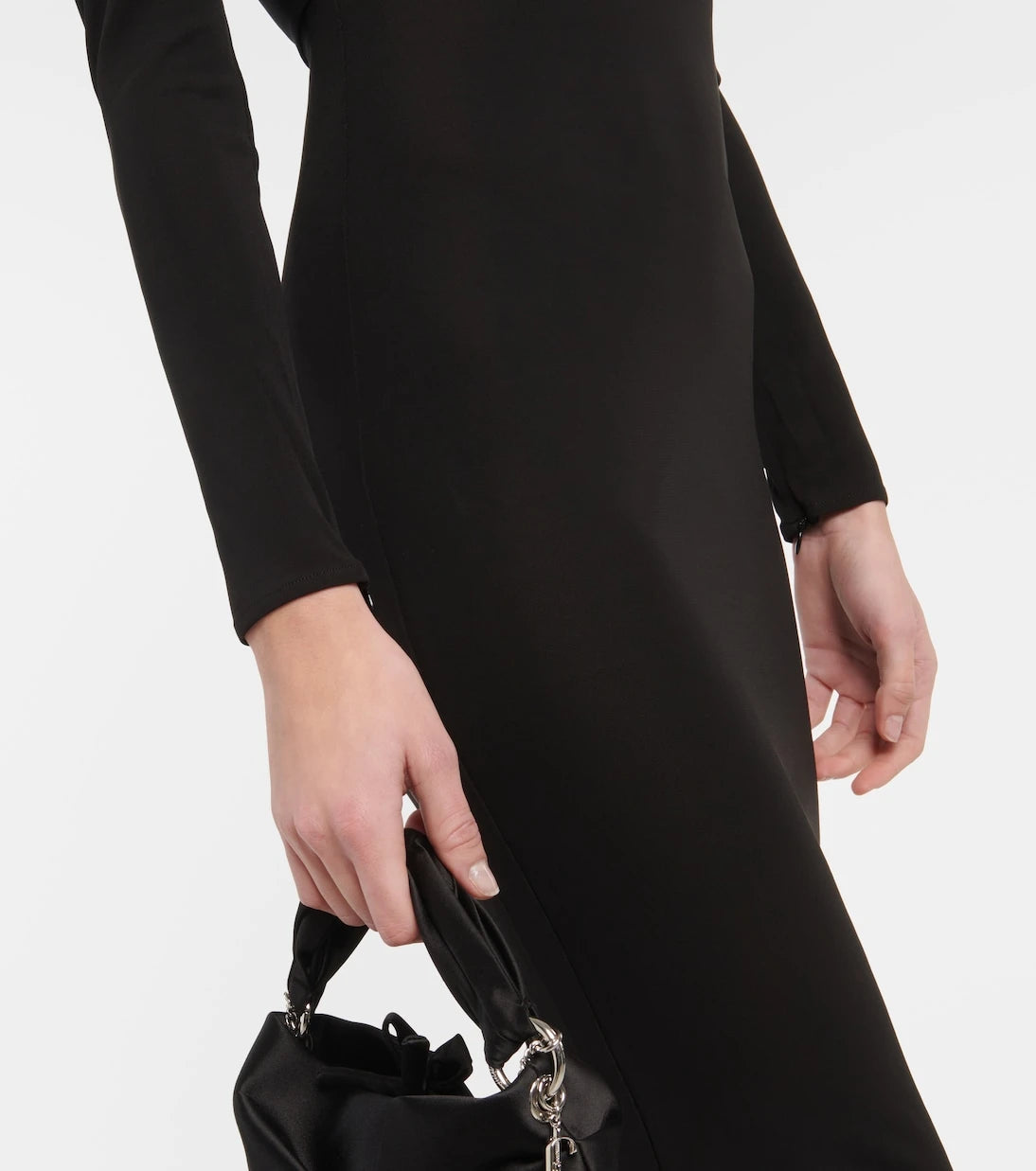 Alex Perry - Asymmetric jersey maxi dress