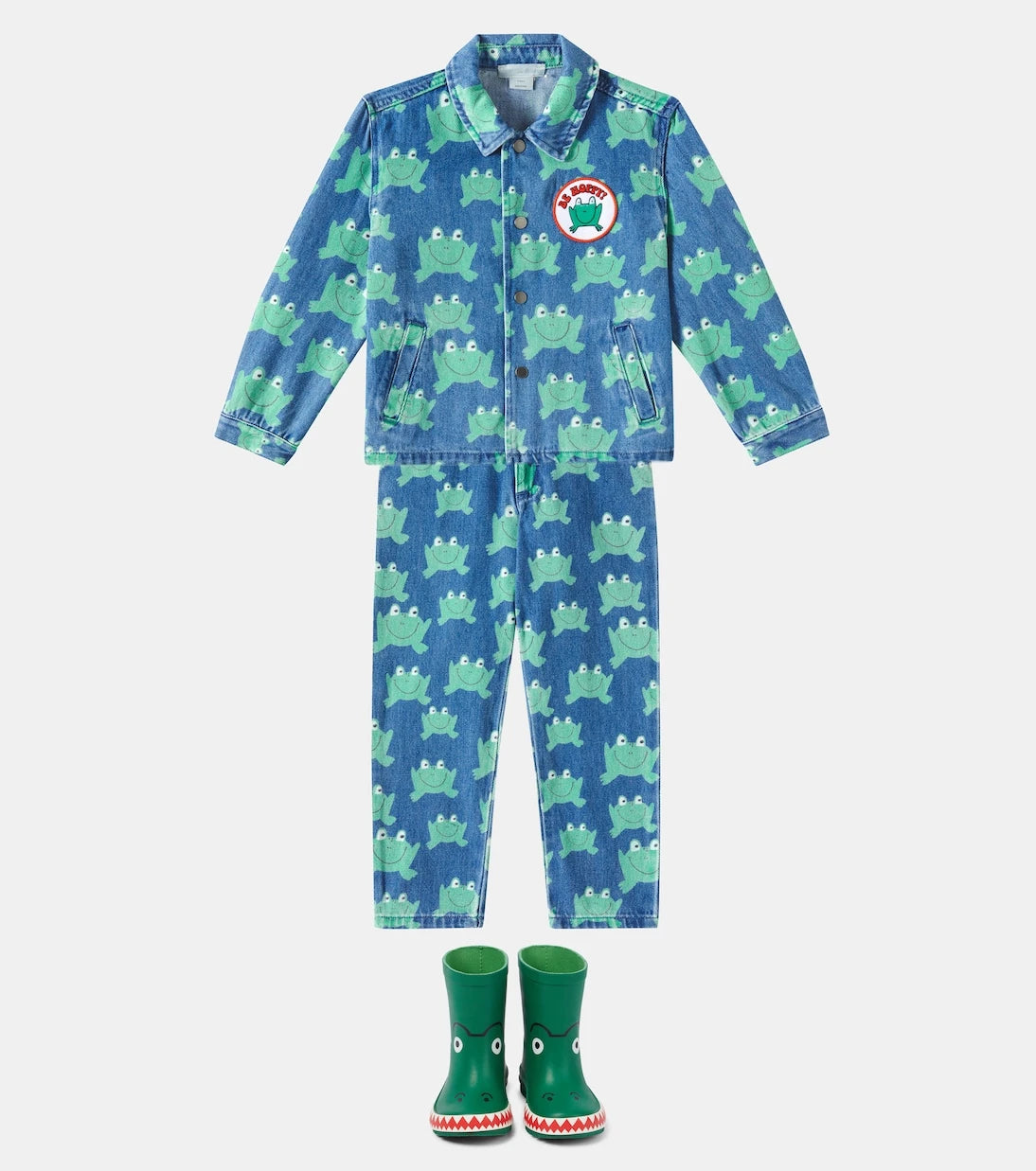Stella McCartney Kids - Printed straight jeans