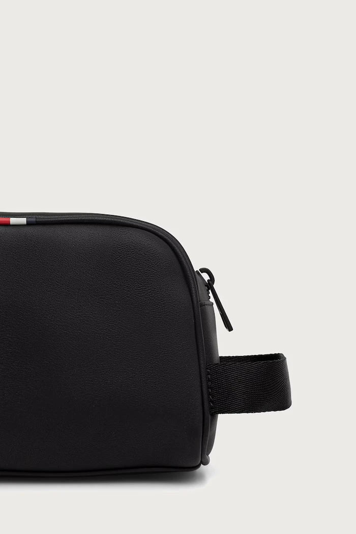 Tommy Hilfiger erkek suni deri kozmetik çantası