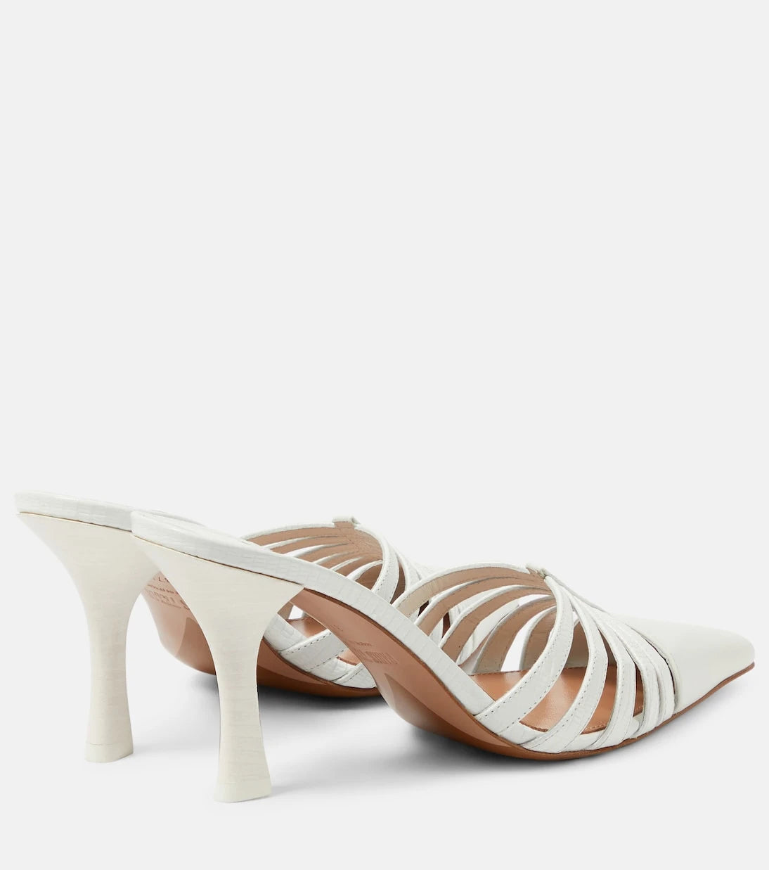 Paris Texas - Nadia 85 cutout leather mules