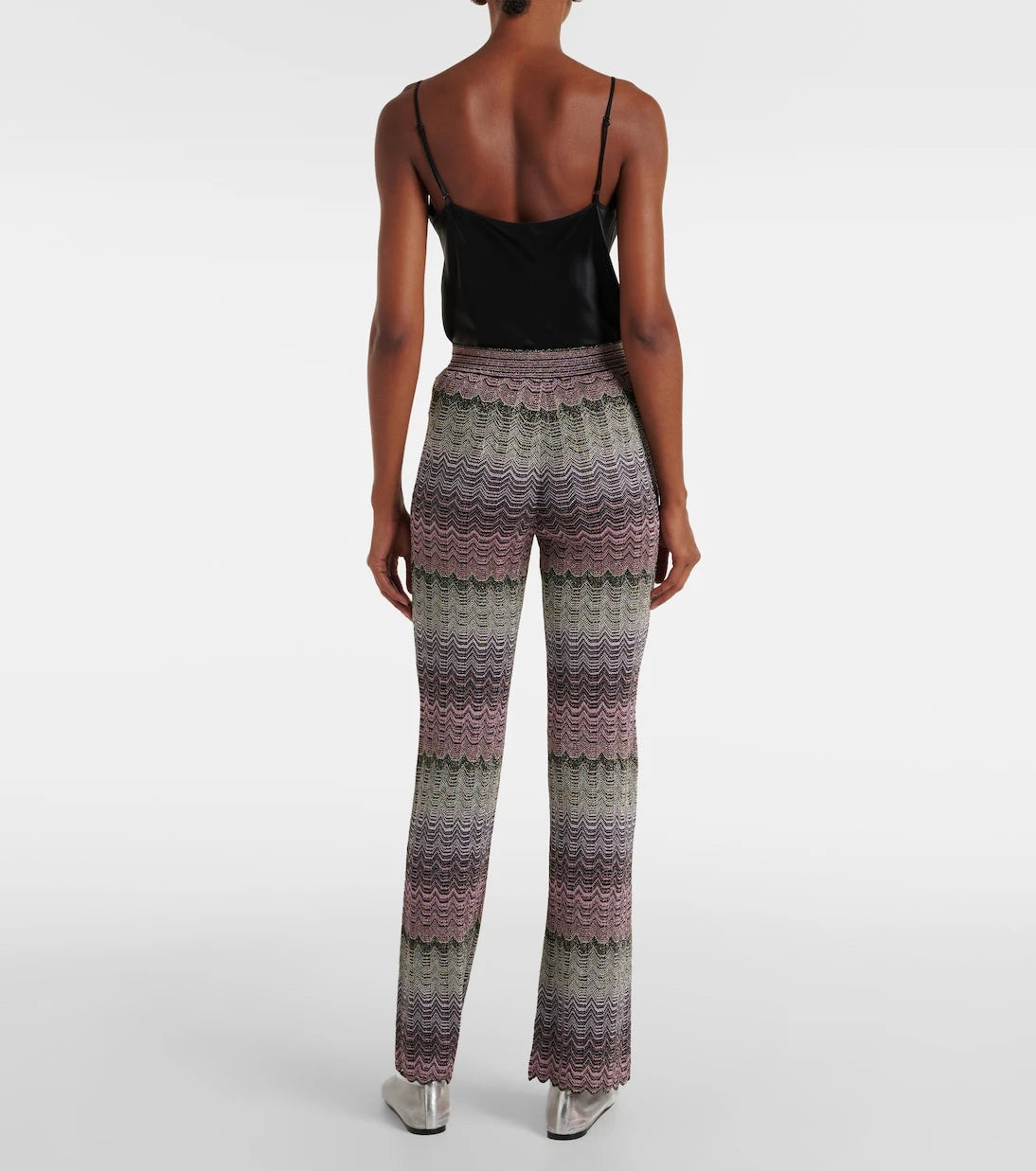 Missoni - Zigzag high-rise flared pants