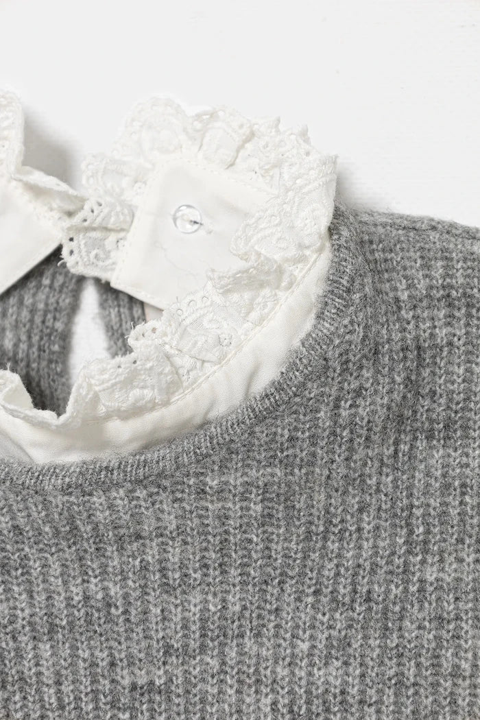 Детски пуловер с вълна Guess