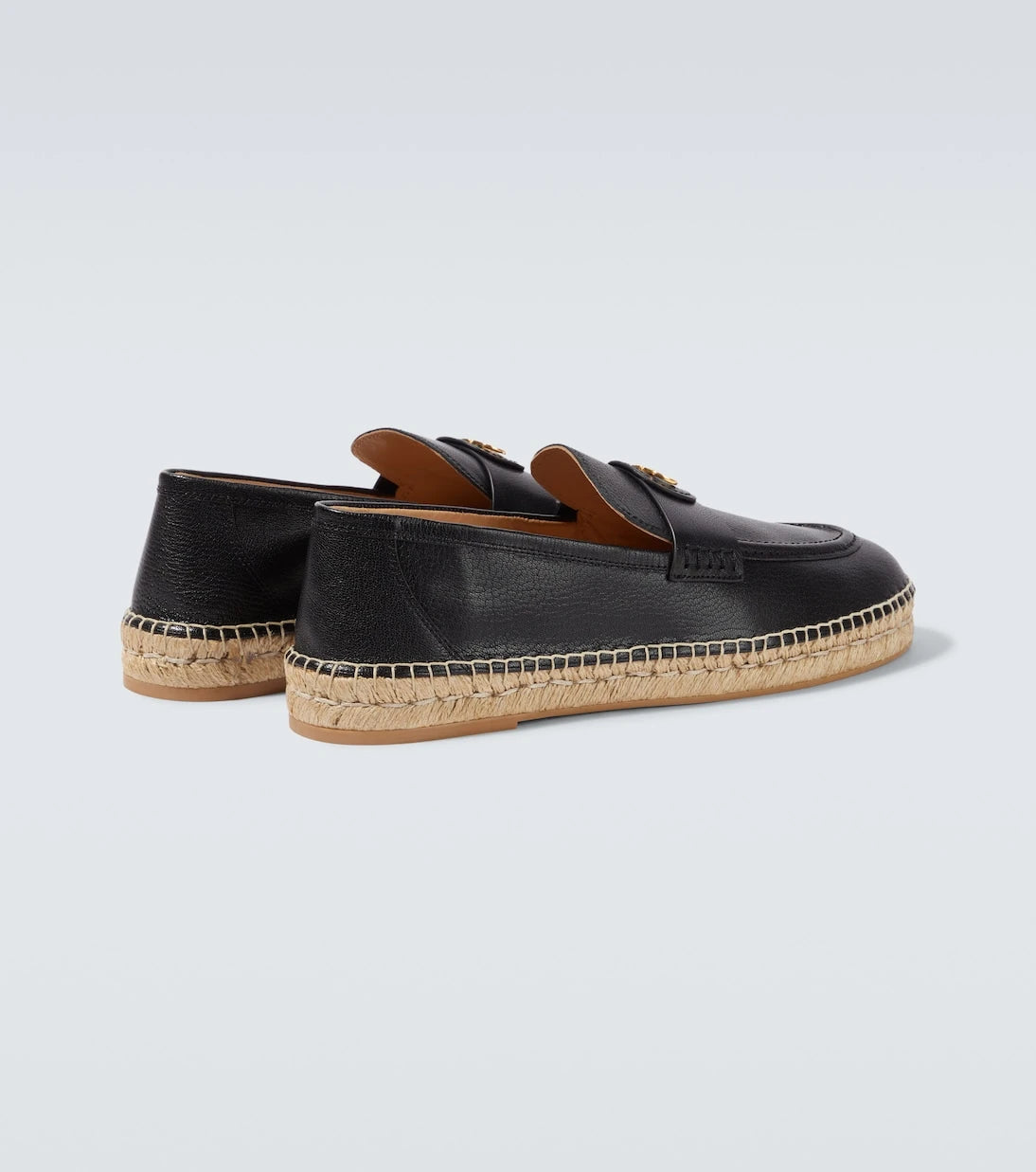 Valentino Garavani - VLogo leather espadrilles