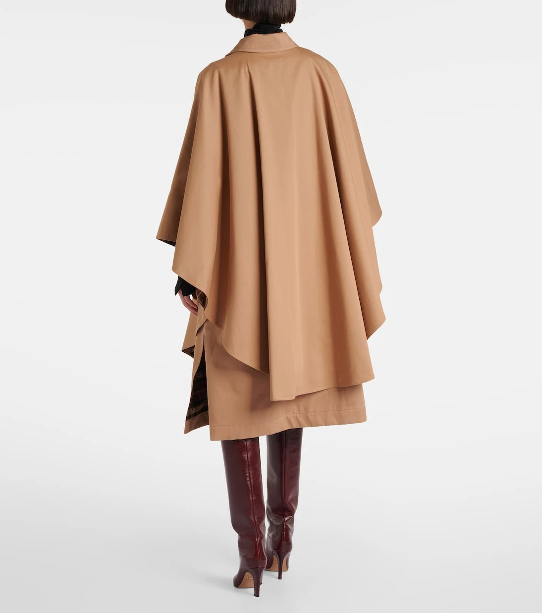 Chloé - Cotton gabardine cape