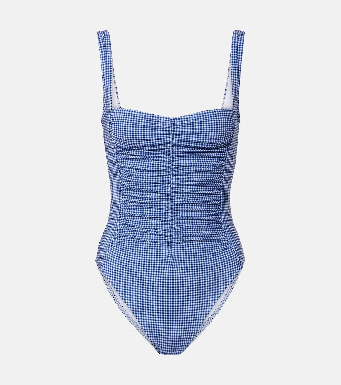 Karla Colletto - Gingham ruched swimsuit