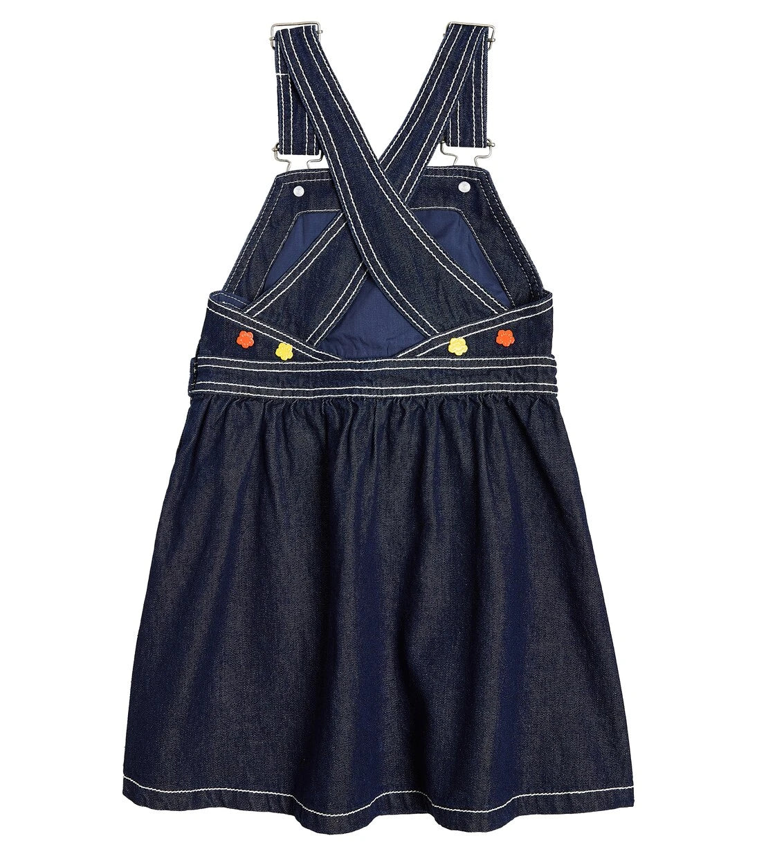 Kenzo Kids - Logo embroidered denim dress