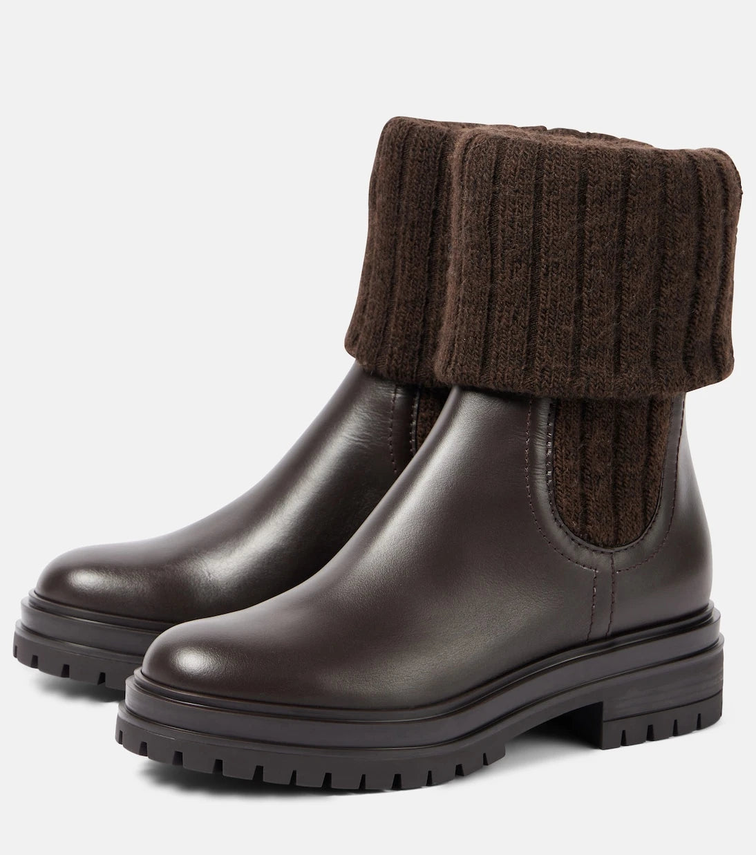 Gianvito Rossi - Tenney leather Chelsea boots