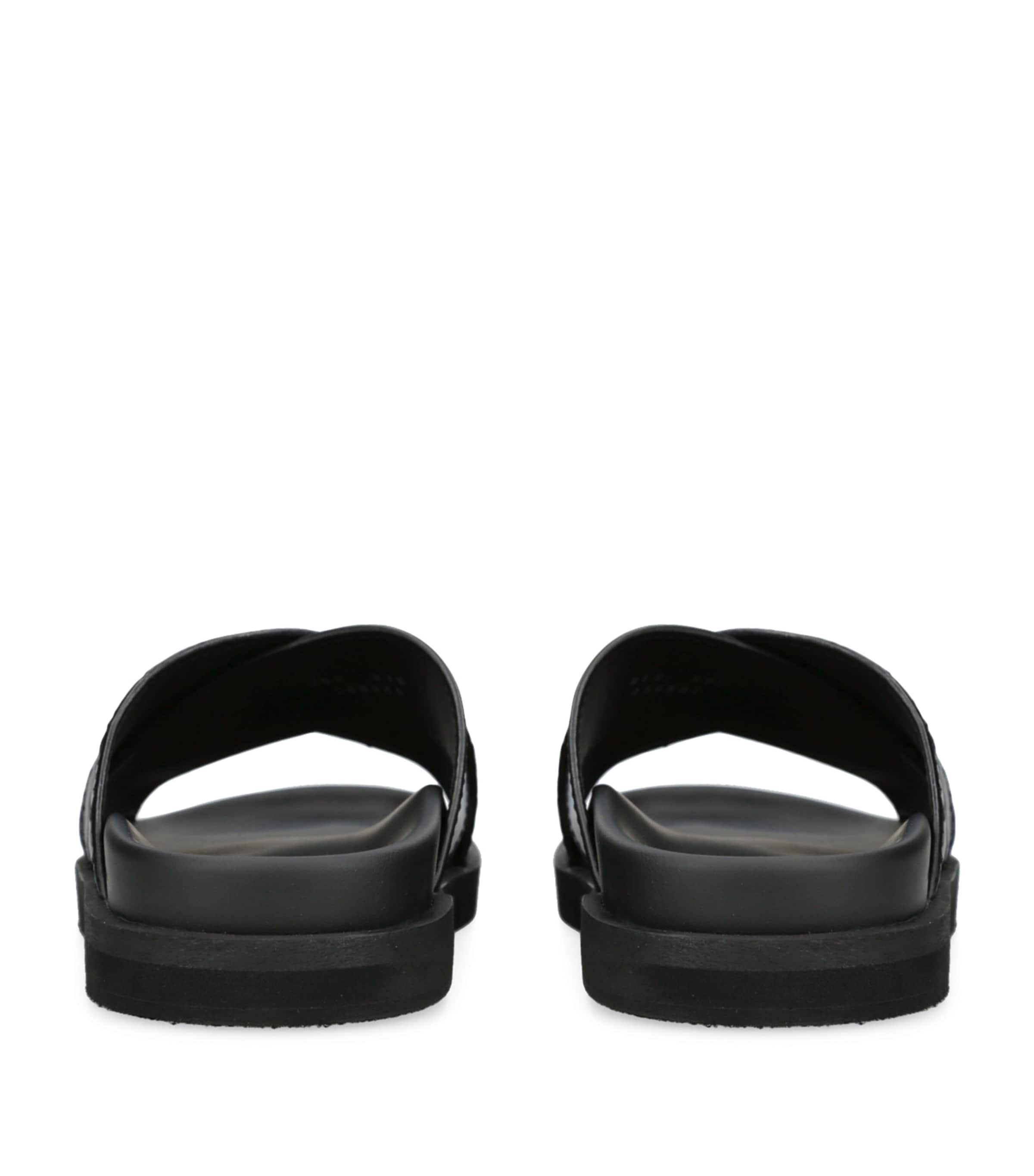 Zegna Crocodile Leather Sandals