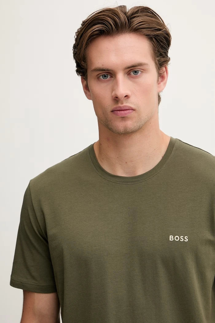 BOSS Erkek Ev Tişörtü Pamuklu Elastanlı Mix&Match T-Shirt R