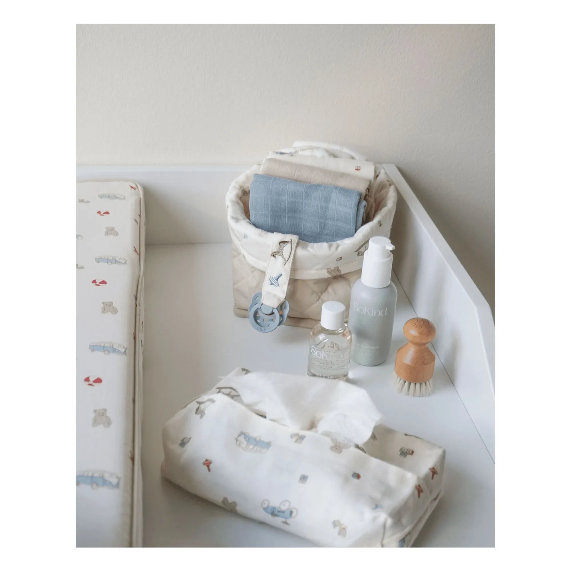 Cam Cam - Case for Vintage Toys wipes | Beige