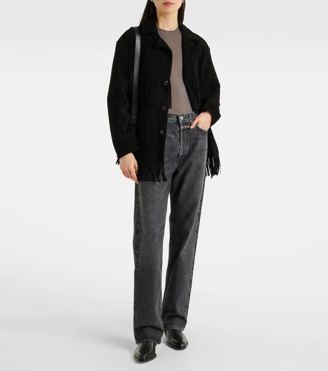 Agolde - Kelly high-rise straight jeans