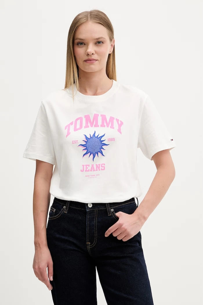 Tommy Jeans тениска дамска от памук
