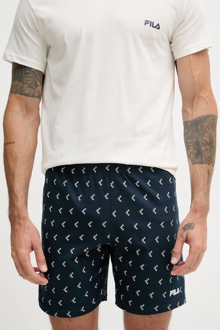 Fila Erkek Pamuklu İki Parçalı Pijama