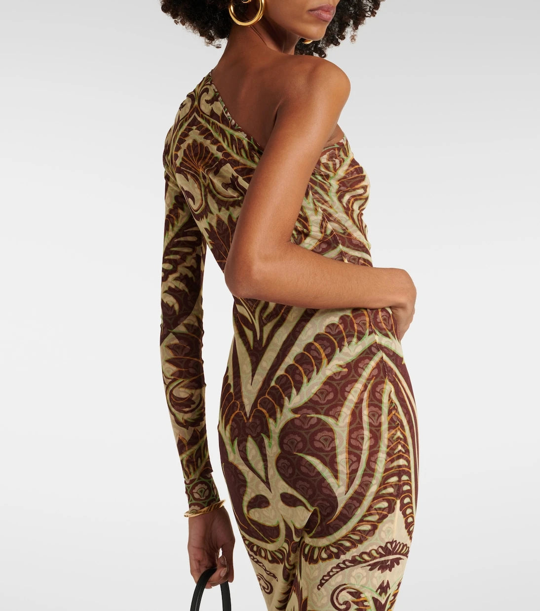 Etro - One-shoulder printed midi dress