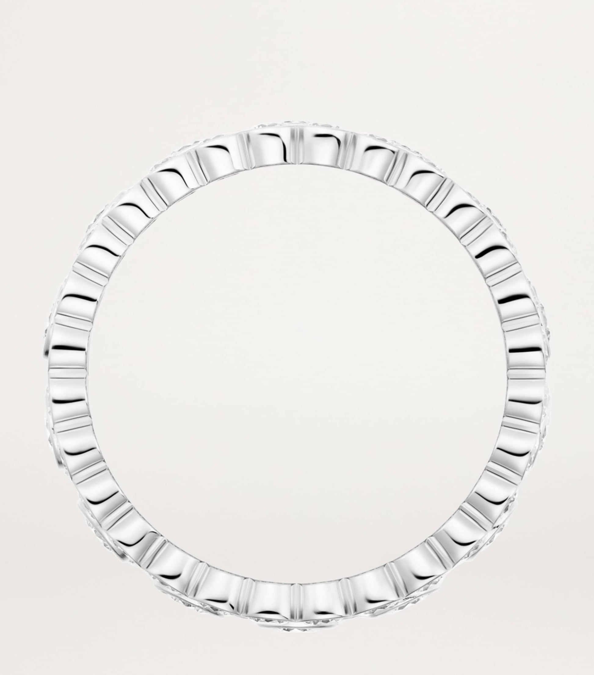 White Gold and Diamond Broderie de Cartier Ring