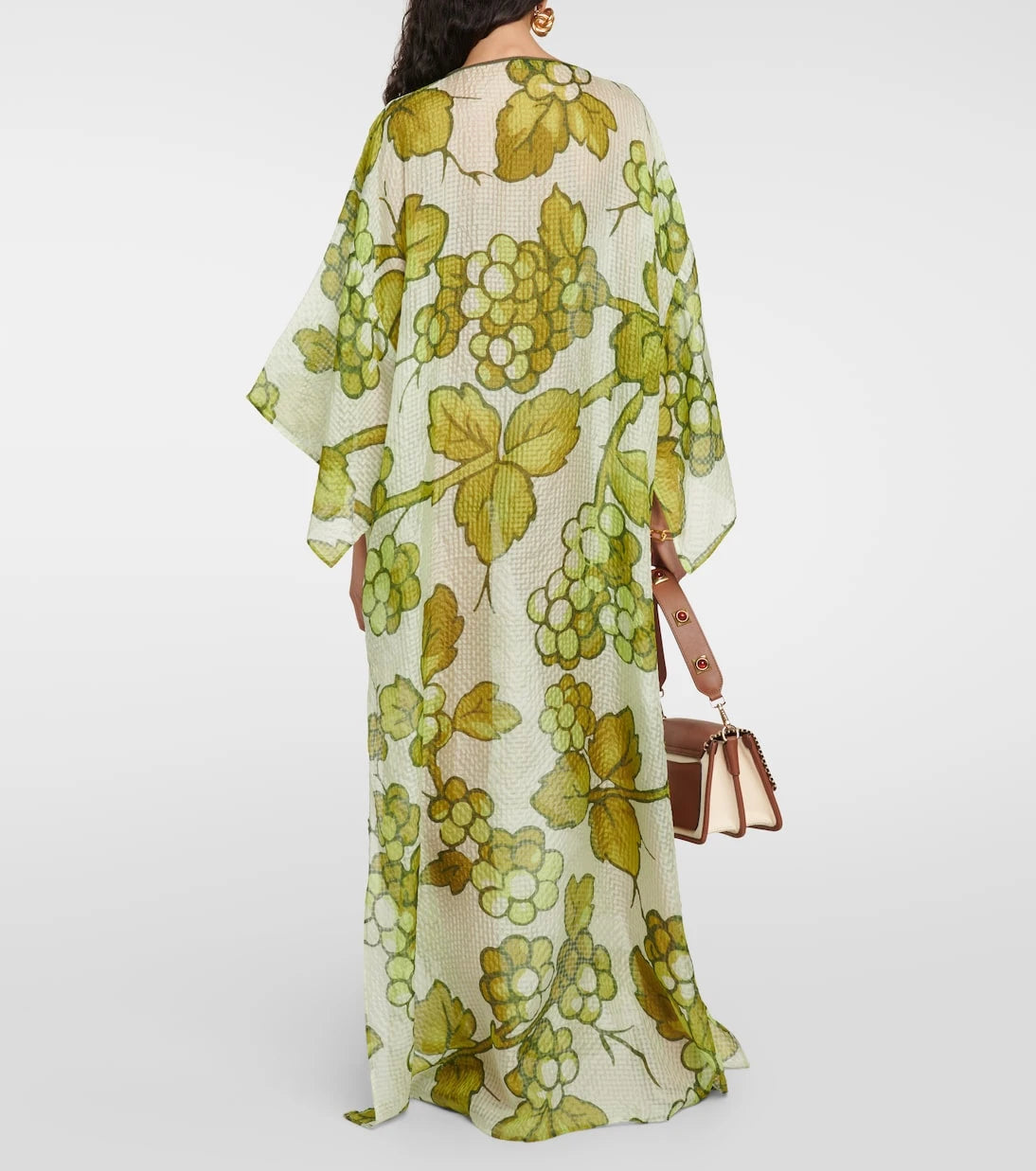 Etro - قفطان من الحرير المطبوع