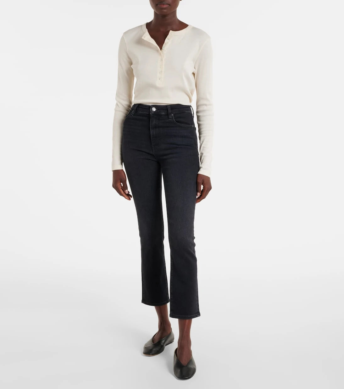 Frame - The Pencil Crop slim jeans