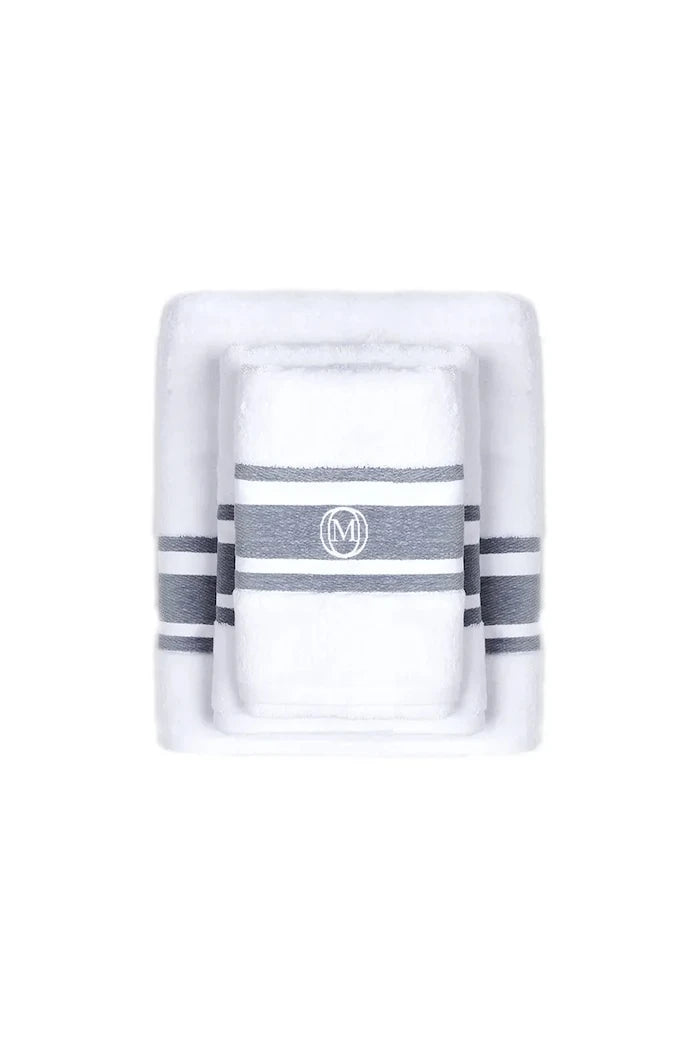 Голяма памучна кърпа Officine Monogram Monogram Line 50 x 100 cm