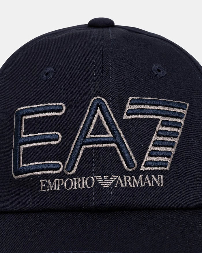 EA7 Emporio Armani pamuklu siperlikli şapka