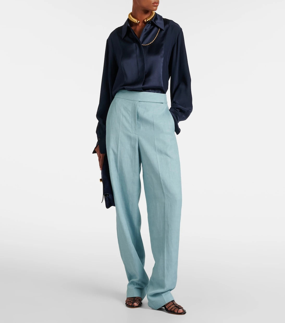 Joseph - Childs silk satin shirt
