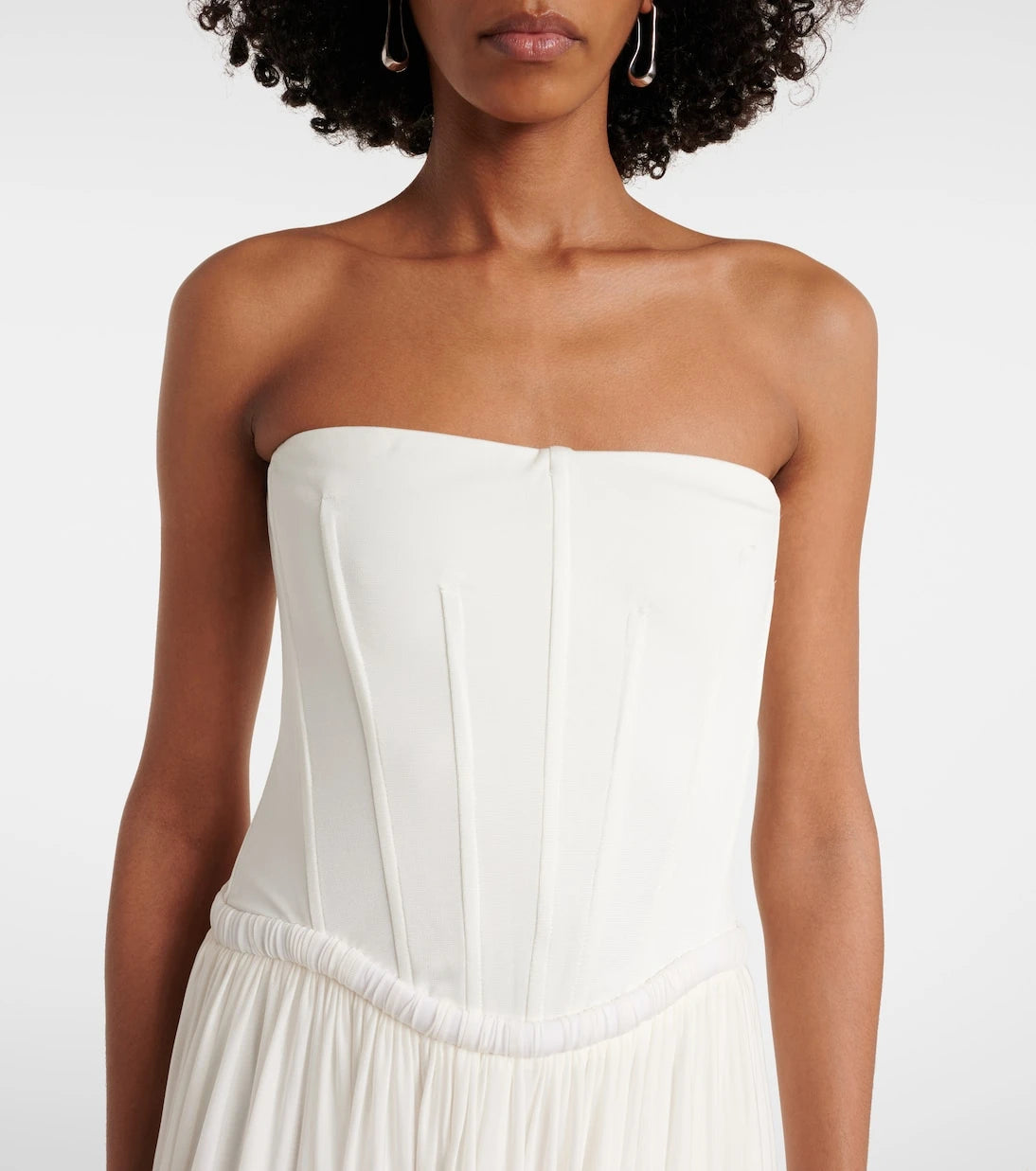 Simkhai - Adalys gathered corset dress