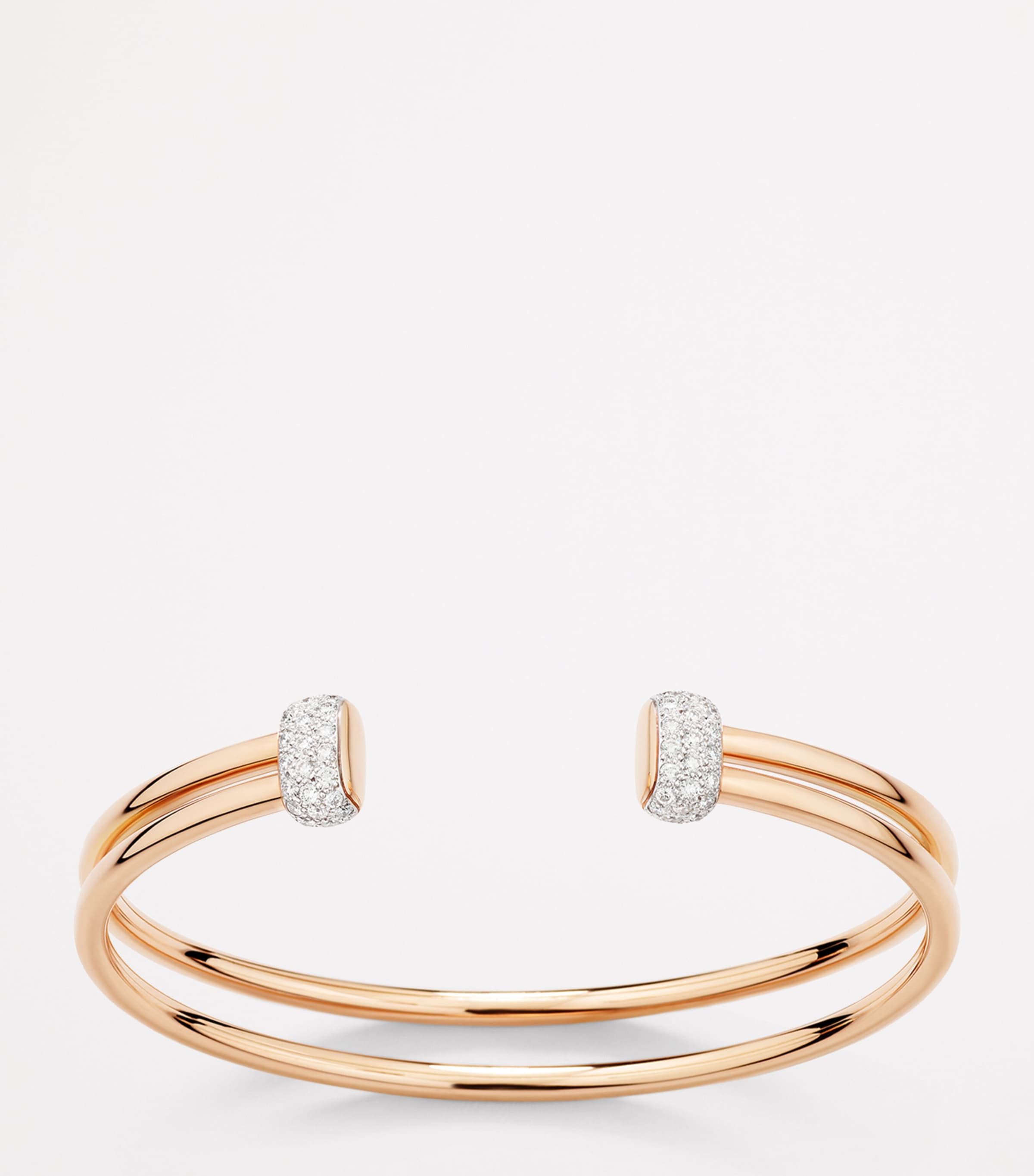 Rose Gold and Diamond Pomellato Together Bangle
