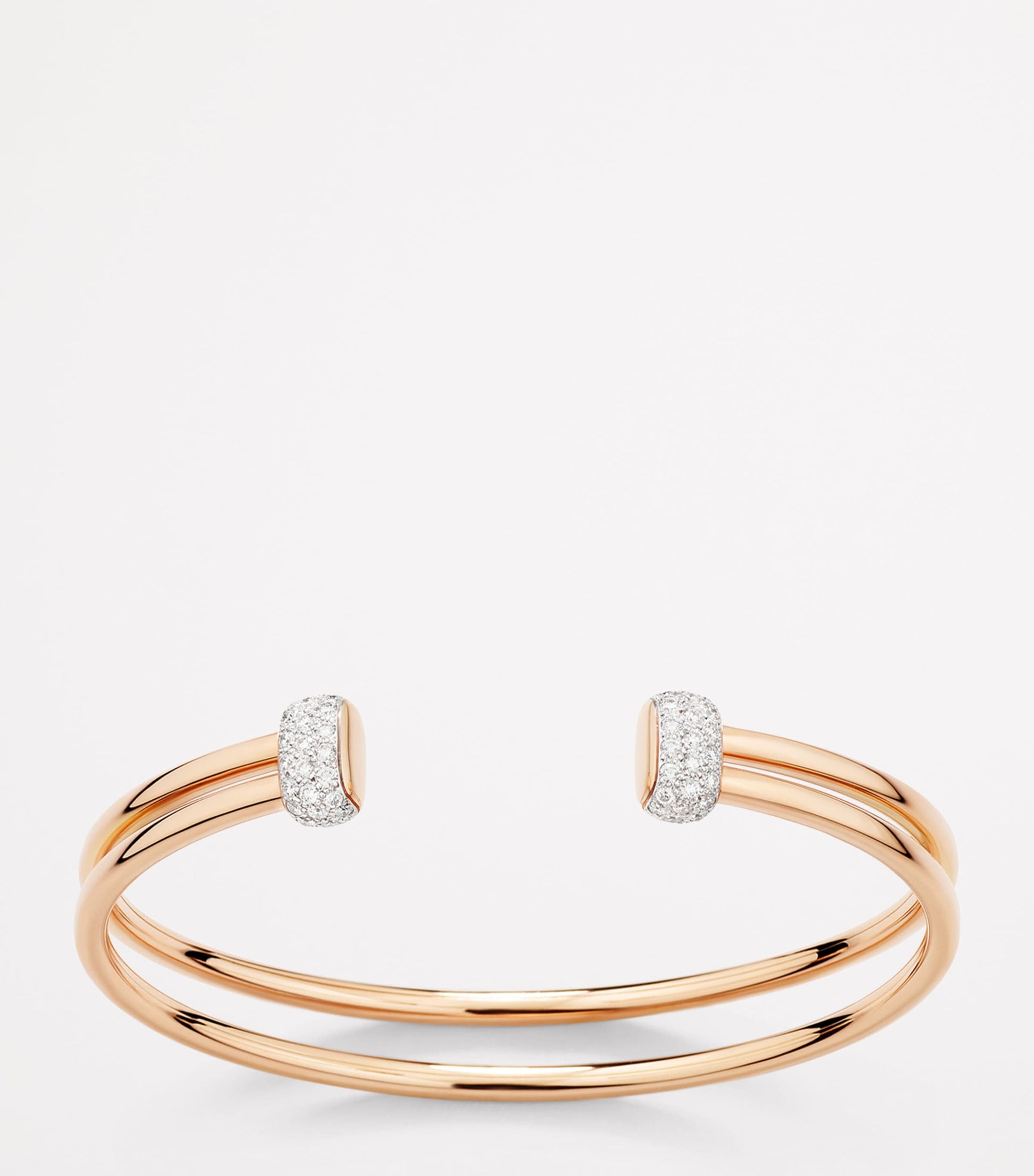 Rose Gold and Diamond Pomellato Together Bangle