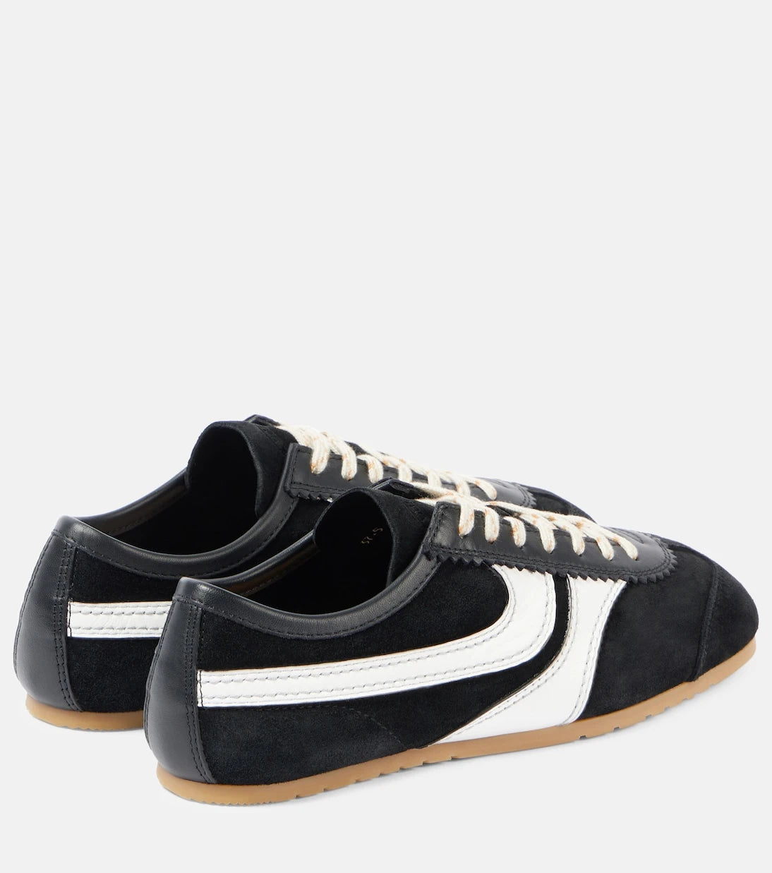 Dries Van Noten - Deri ve süet spor ayakkabılar