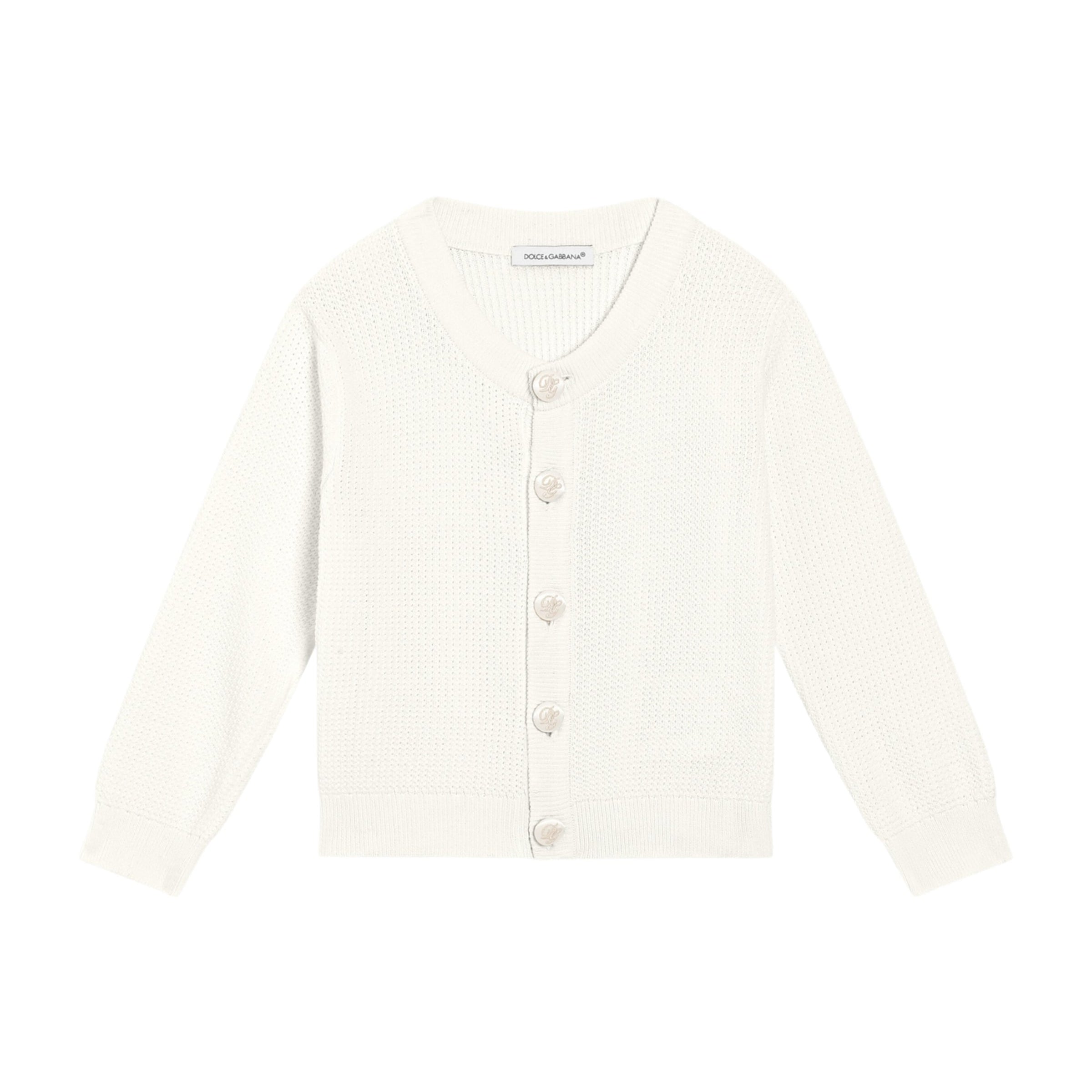Dolce & Gabbana Kids Cotton Knitted Cardigan (3-30 Months)