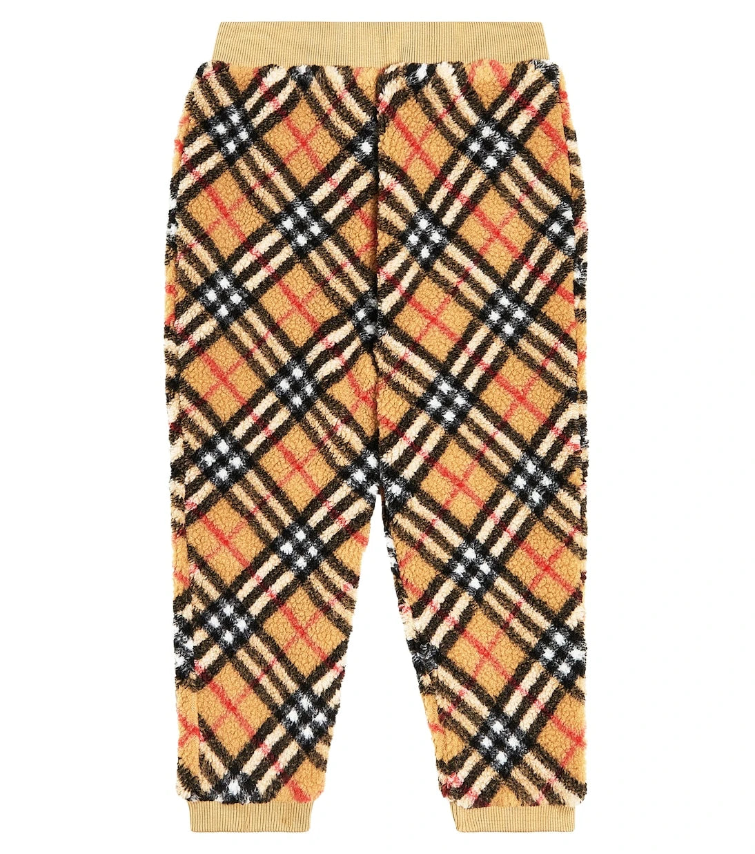 Burberry Kids - Burberry Check fleece sweatpants