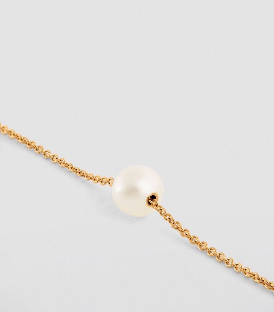 Sophie Bille Brahe Yellow Gold and Pearl Stella Bracelet