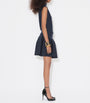 Alaïa Black Wool Dropped-Waist Mini Dress