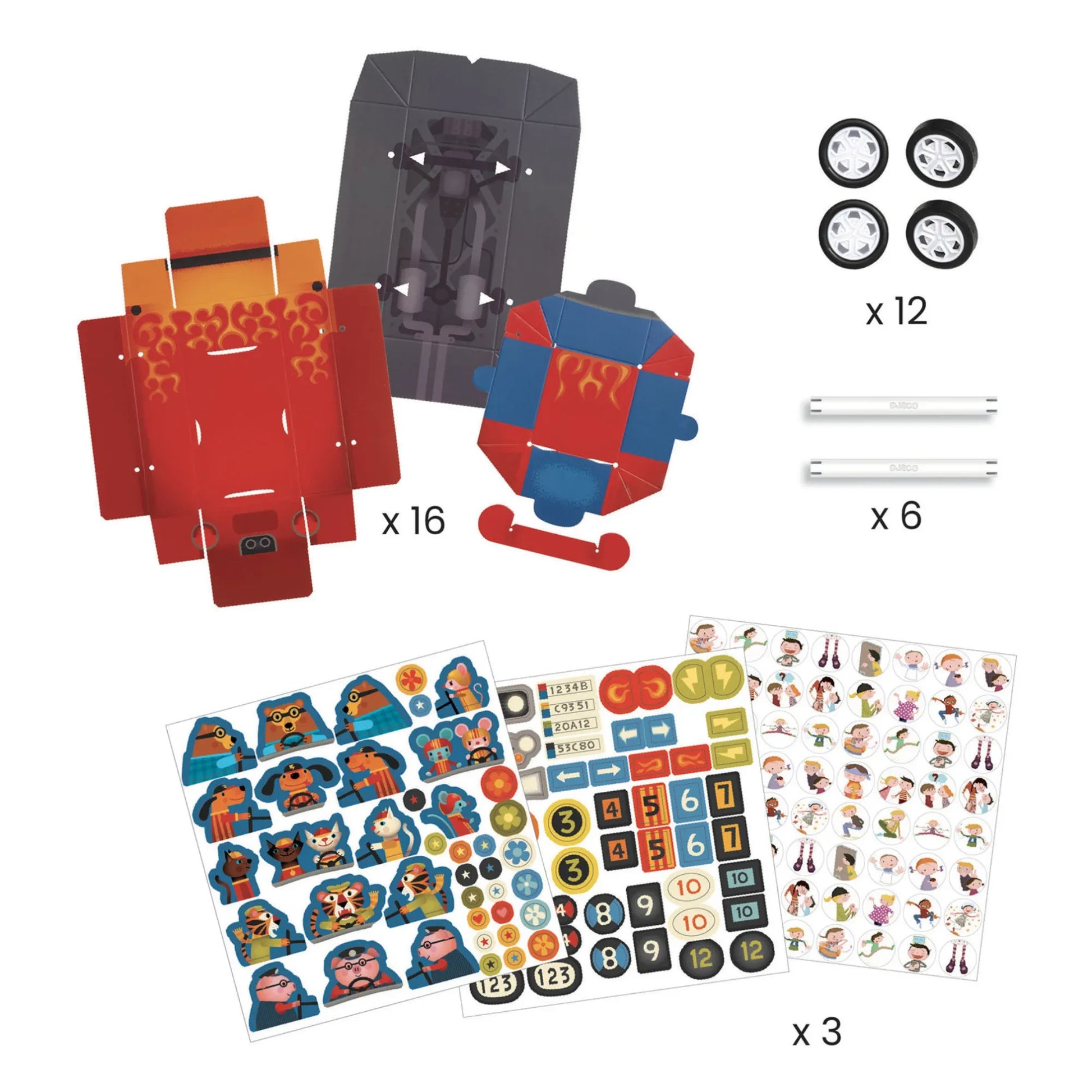 Djeco - DIY - Racecars