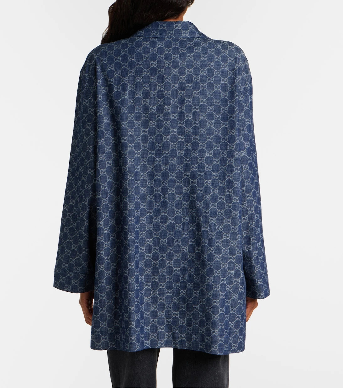 Gucci - GG jacquard denim shirt