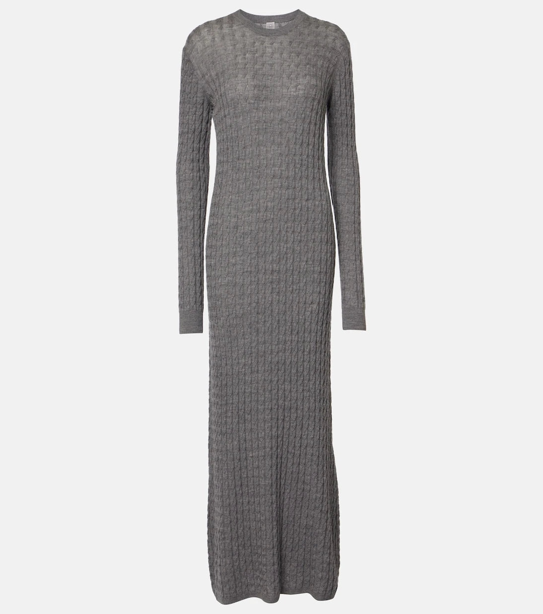 Toteme - Cable-knit wool sweater dress