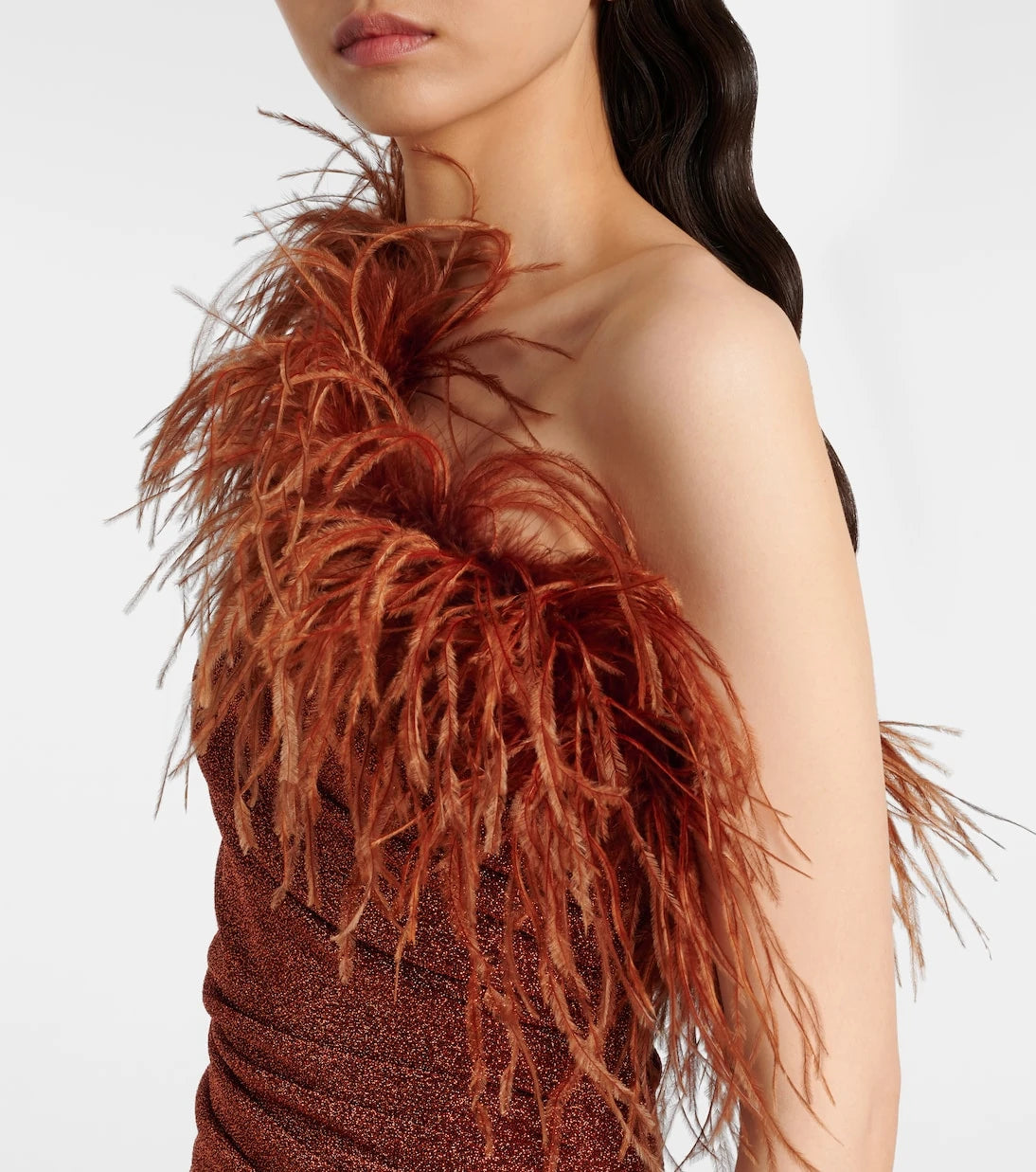 Oséree - Lumière Plumage maxi dress