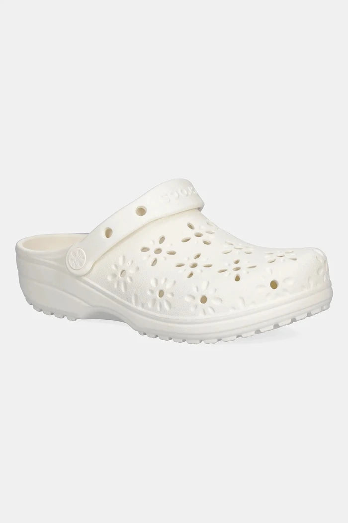 Crocs Classic Floral Cut Out Clog