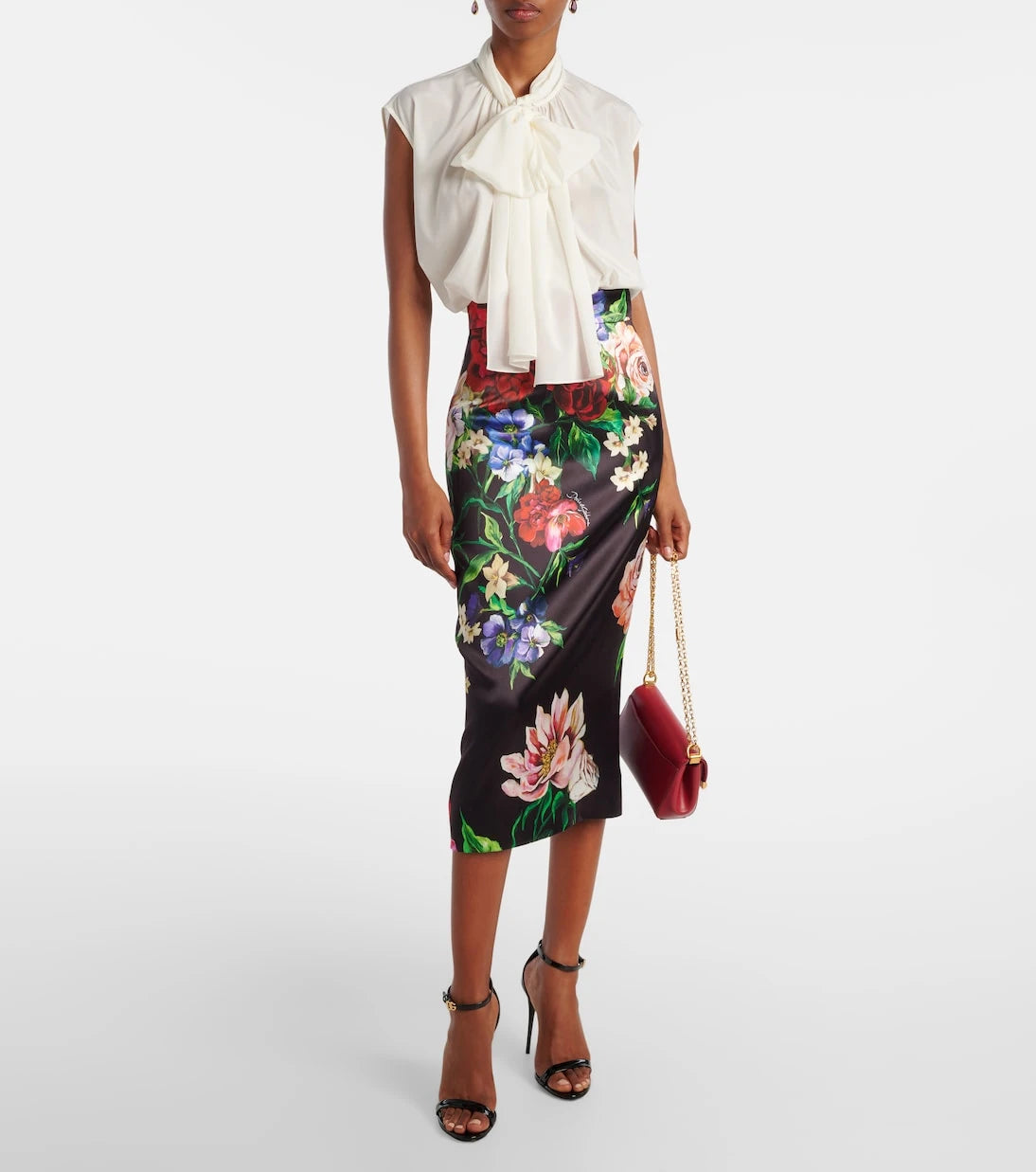 Dolce&Gabbana - Silk-blend top