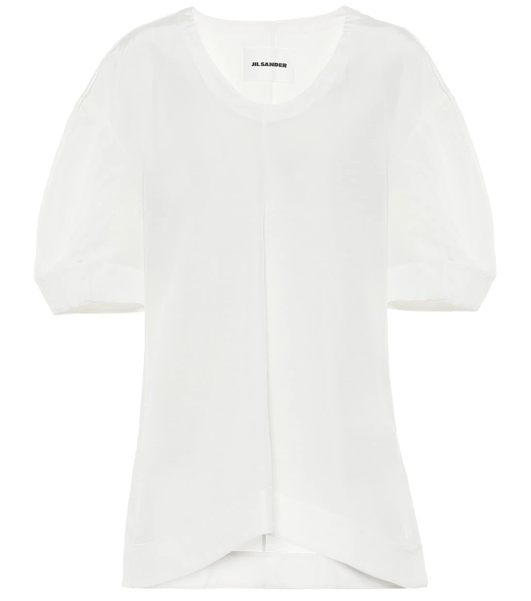 Jil Sander - بلوزة من مزيج الكتان