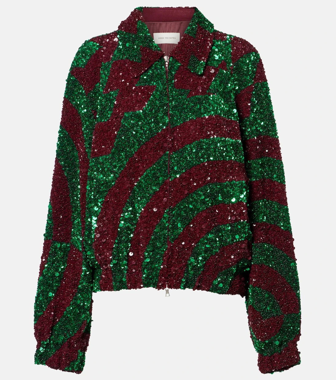 Dries Van Noten - جاكيت بلوزون بترتر