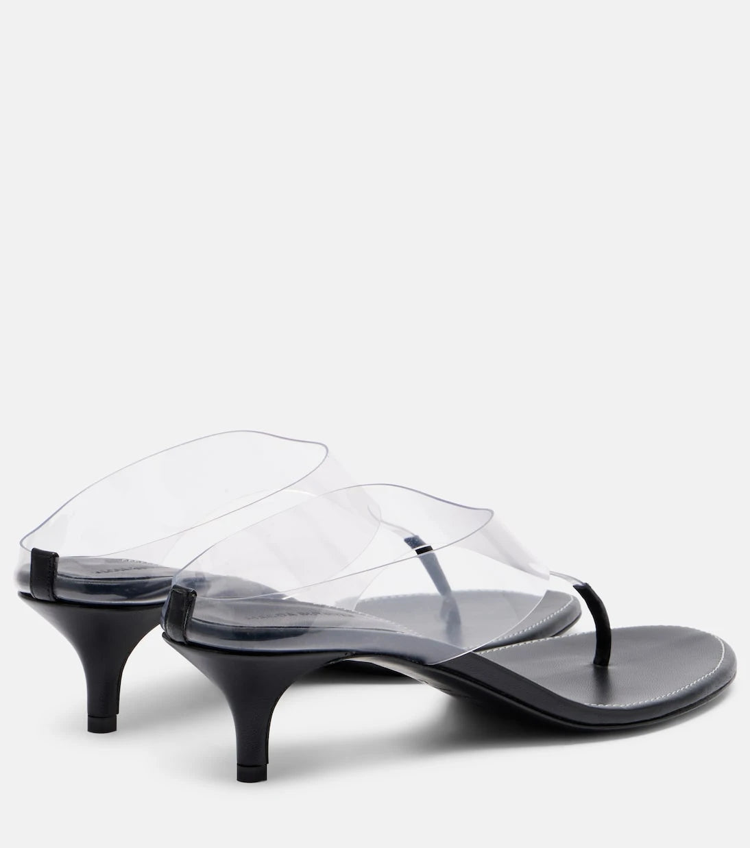 Magda Butrym - Leather and PVC thong sandals