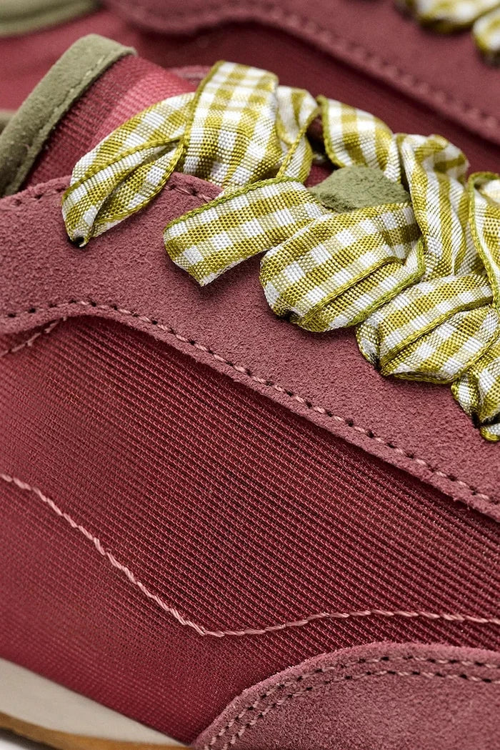 Hoff BRIDGE VICHY SOLID MESH SAGE маратонки дамски от велур