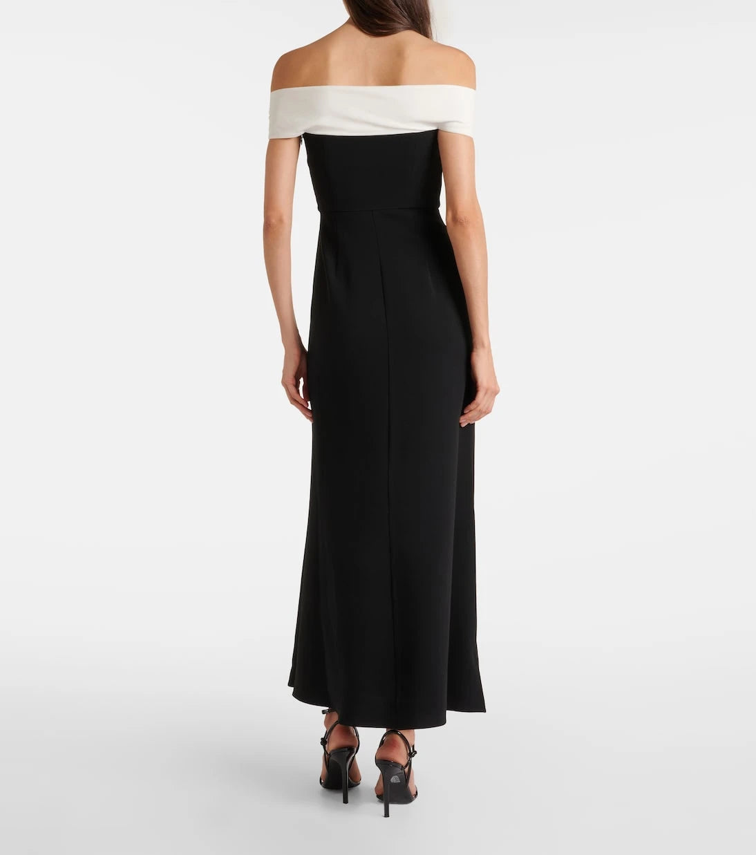 Roland Mouret - Off-shoulder cady maxi dress