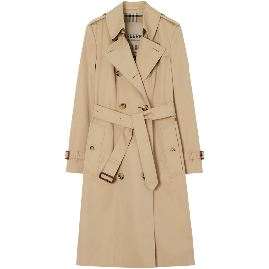 Gabardine Chelsea Long Trench Coat